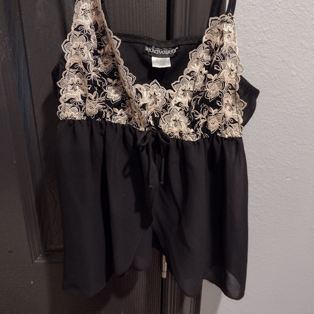 Seductivewear Sheer Black Nightie